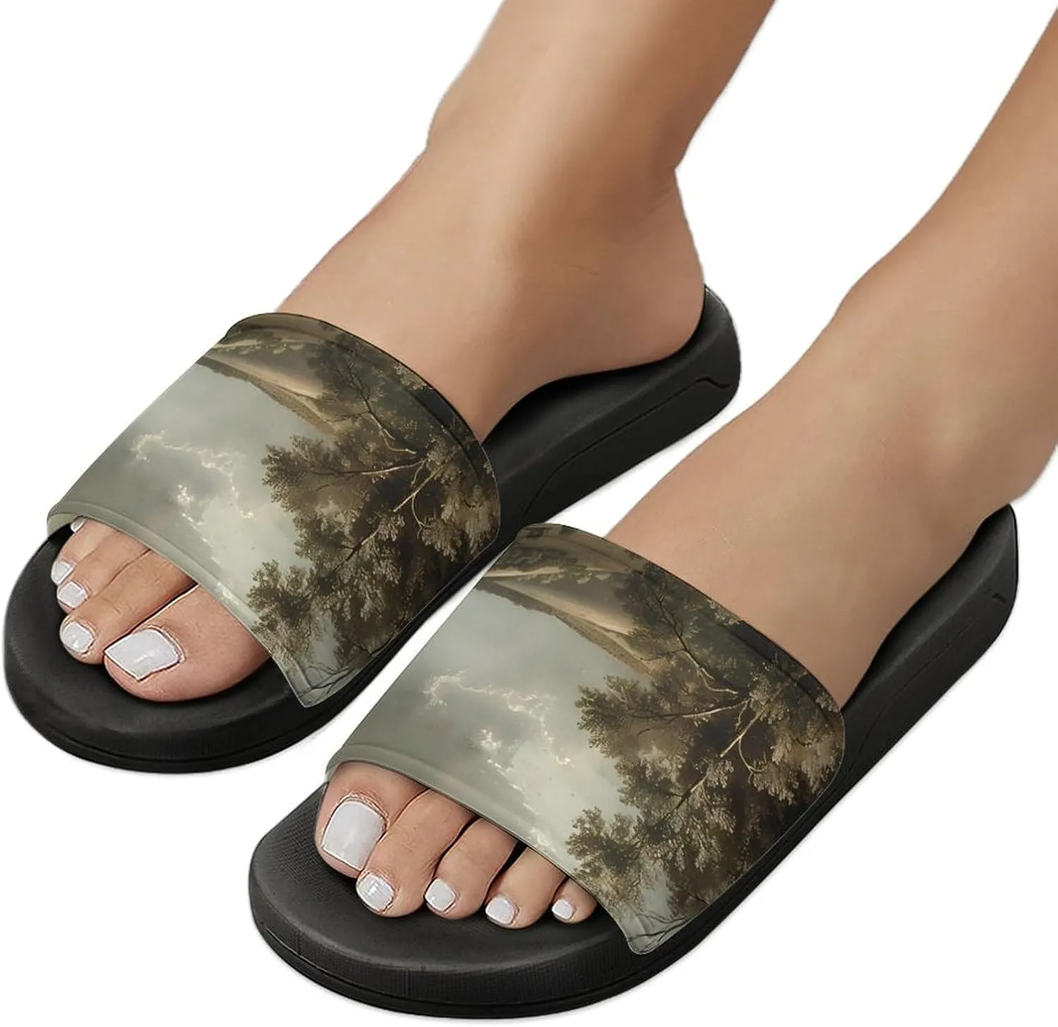 Nature Grassland Wilderness Fashion Womens And Mens Slippers House Shower Shoes Indoor Outdoor Beach