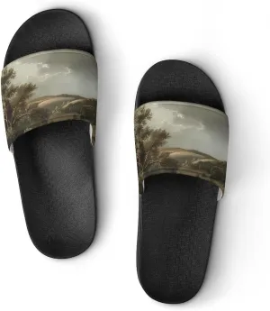 Nature Grassland Wilderness Fashion Womens And Mens Slippers House Shower Shoes Indoor Outdoor Beach