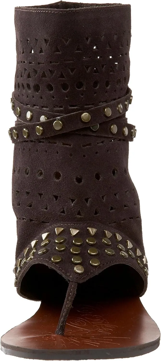 Naughty Monkey Women's Flash Dash Studded Ankle-High Sandal