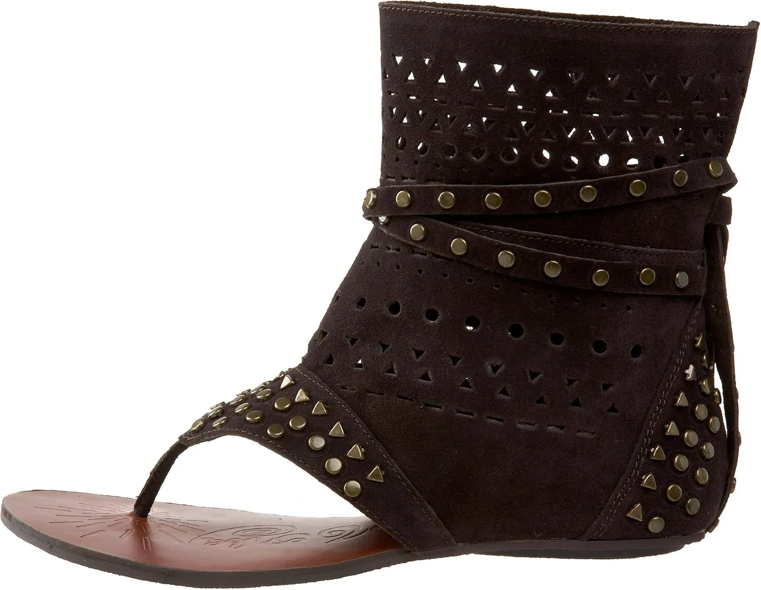 Naughty Monkey Women's Flash Dash Studded Ankle-High Sandal