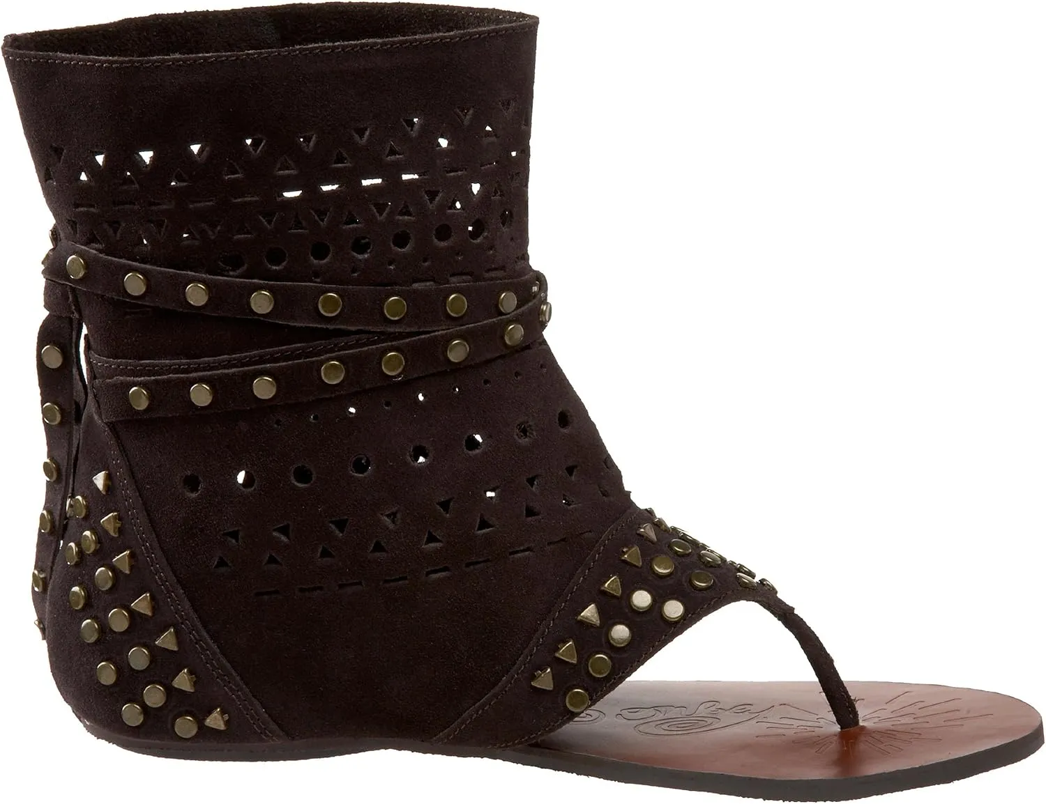 Naughty Monkey Women's Flash Dash Studded Ankle-High Sandal
