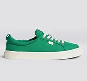 OCA Low Green Canvas Sneaker