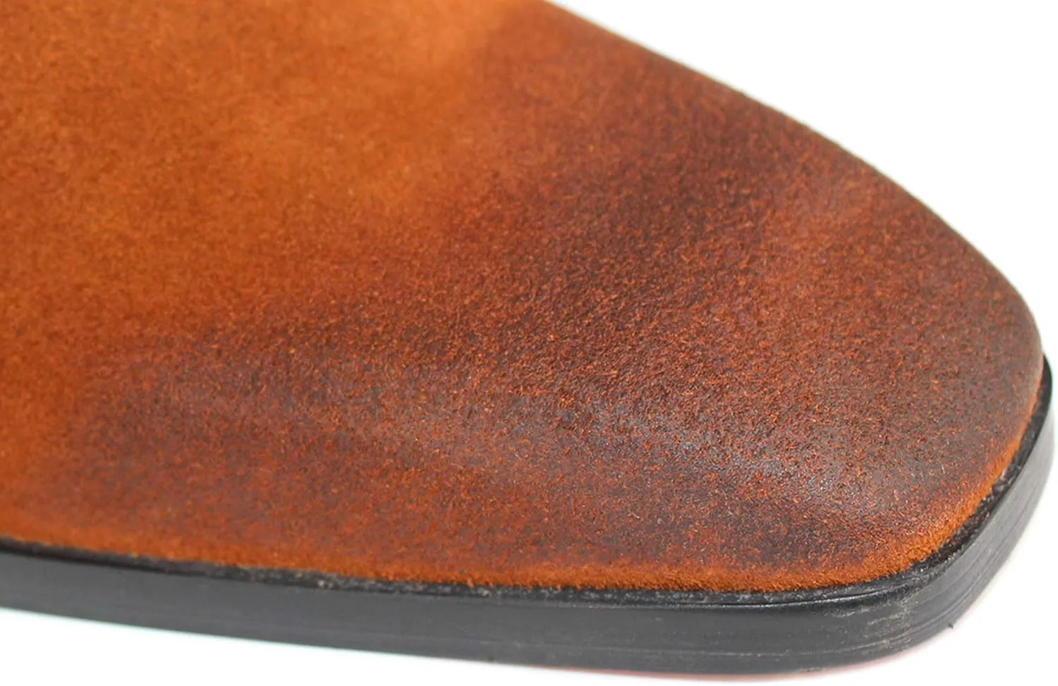 OSSTONE Dress Boot for Men Leather Chukka Designer Boots Casual Heel Shoes Buckle JY005
