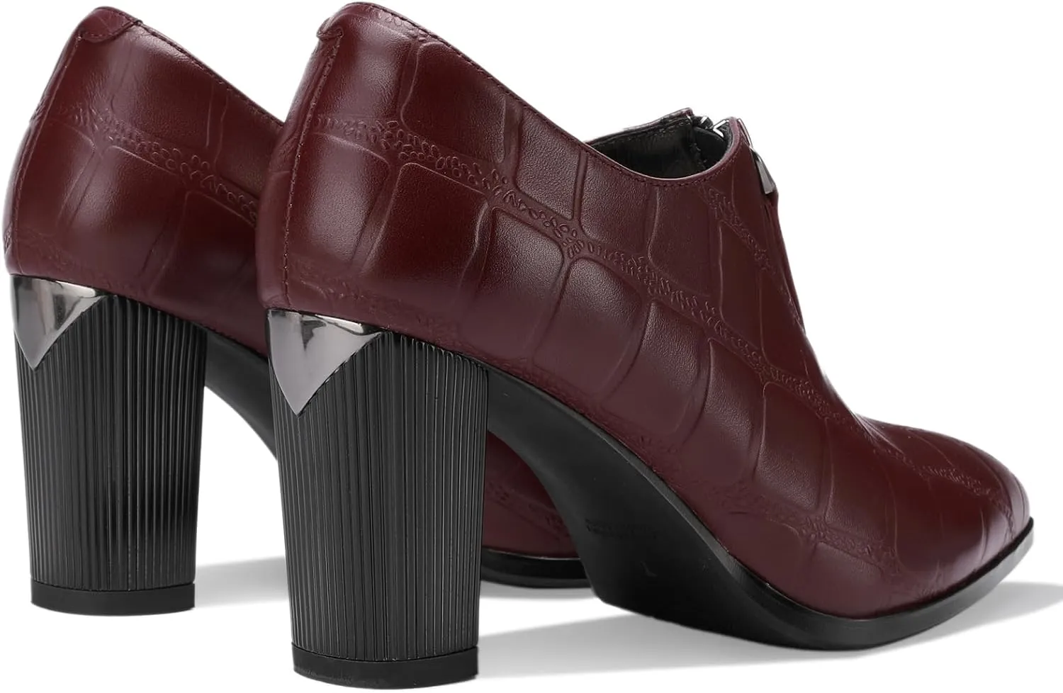 Patent Leather Ankle Boots for Women Chunky Block Pointed Toe Extra Wide Booties Botas Para Mujer High Heels Dress Warm Lined Classic Ladies Comfortable Dressy 3 Inch Boot