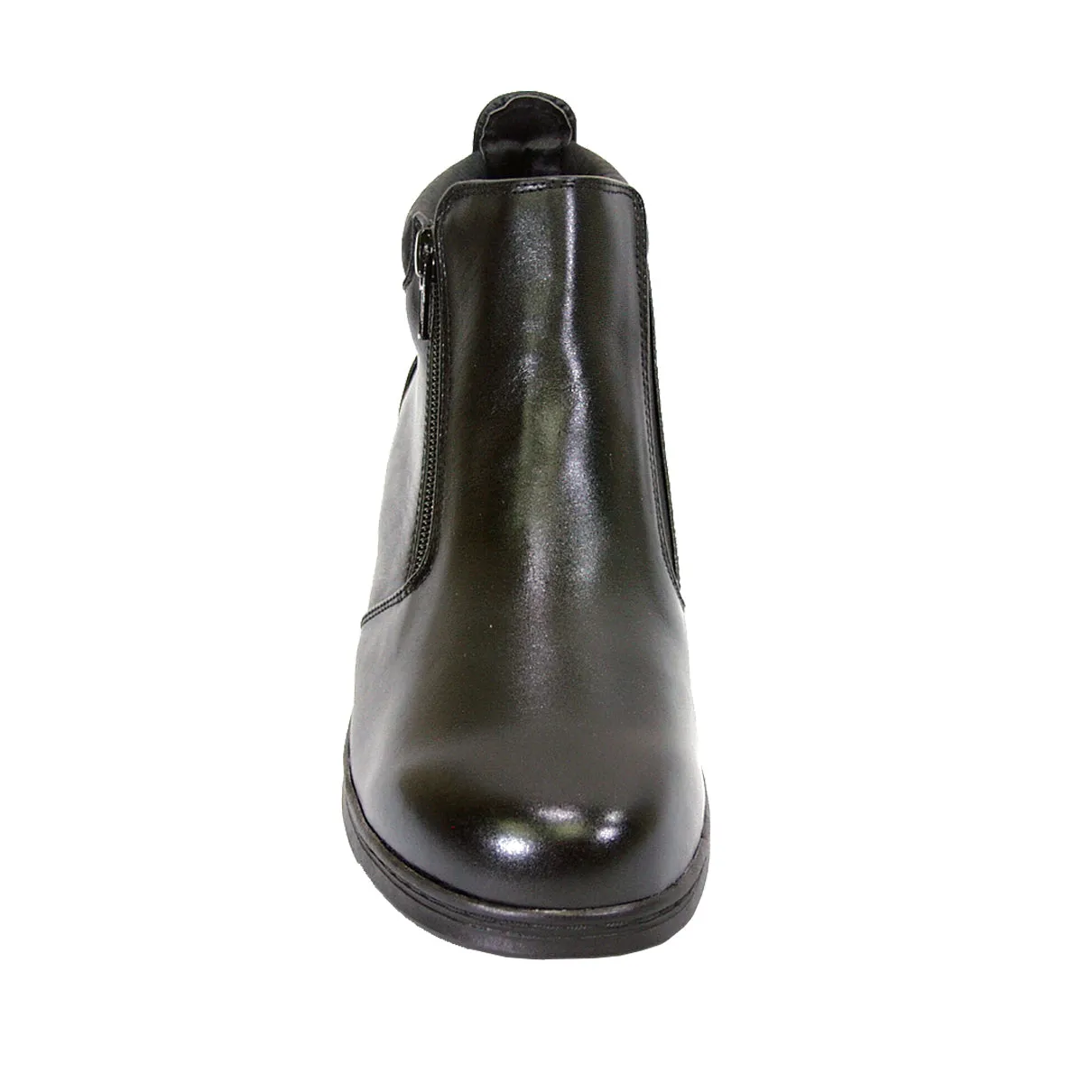 PEERAGE Juliet Women's Wide Width Leather Ankle Boots