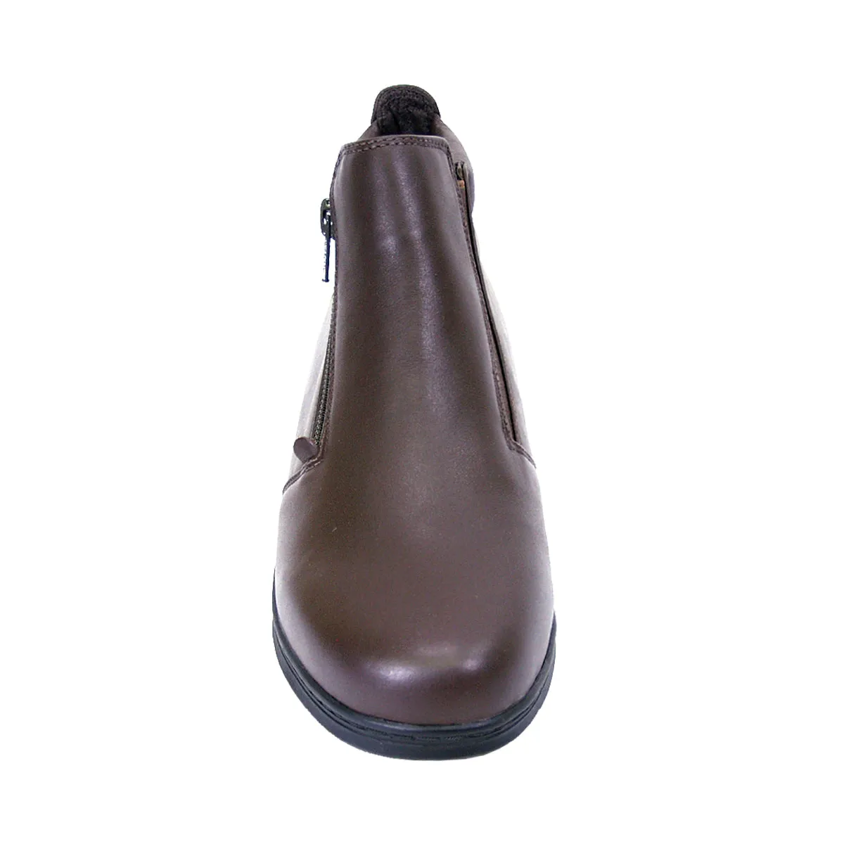 PEERAGE Juliet Women's Wide Width Leather Ankle Boots
