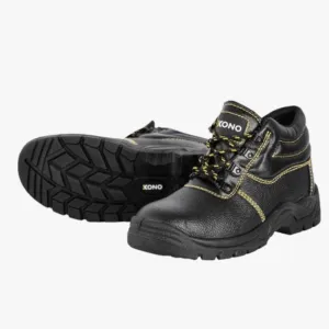 Pioneer Unisex Kono Safety Steel Toe  Boot Black