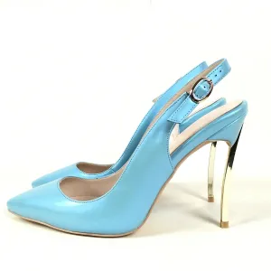 Pointed Toe High Heel Singback Sandals