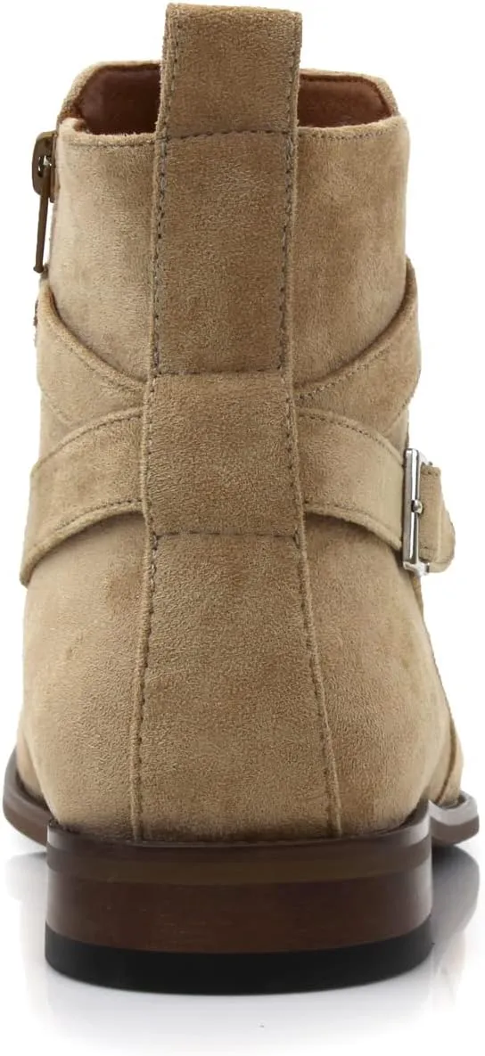 Polar Fox Barrett MPX806058 Memory Foam Classic Vegan Leather Chelsea Business Casual Chukka Boots
