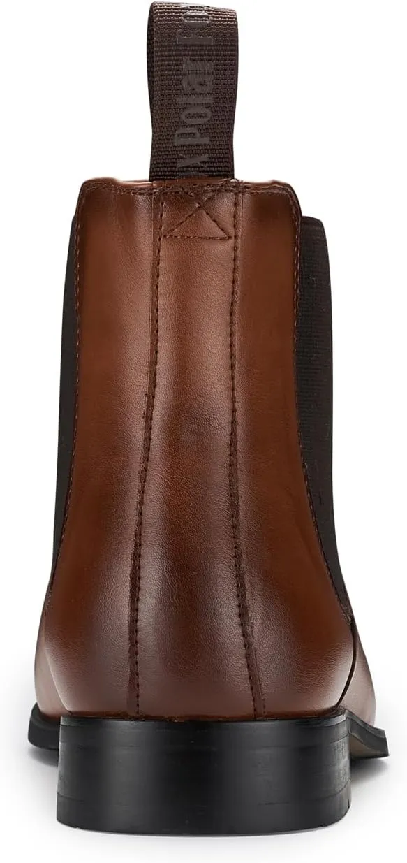 Polar Fox Frederick MPX806096 Memory Foam High-Top Chelsea Boots with Floral Trim