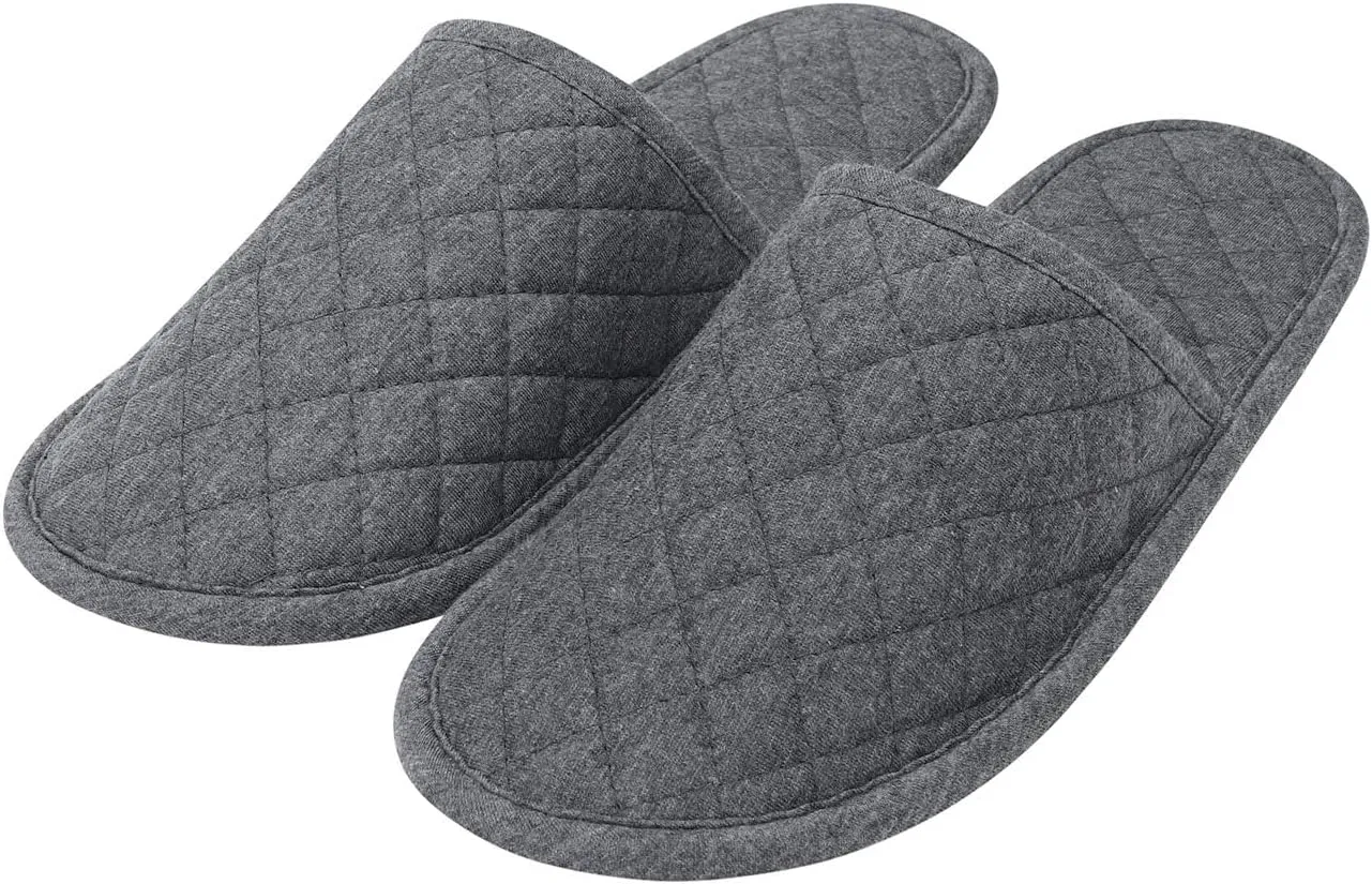 Portable Travel Slipper Spa Hotel Open Toe Sandals Non Disposable Foldable Shoes Guest Indoor House Room Business Trip Party Washable Footwear with Bags