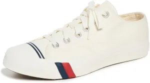 PRO-Keds Men's Royal Lo Lace Up Fashion Sneaker, White Canvas, 6.5