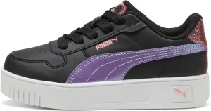 PUMA Carina Street Blurry Dreams PS Girls' Toddler-Youth Sneaker, 2 M US Little Kid, Black-Lavender-Pink