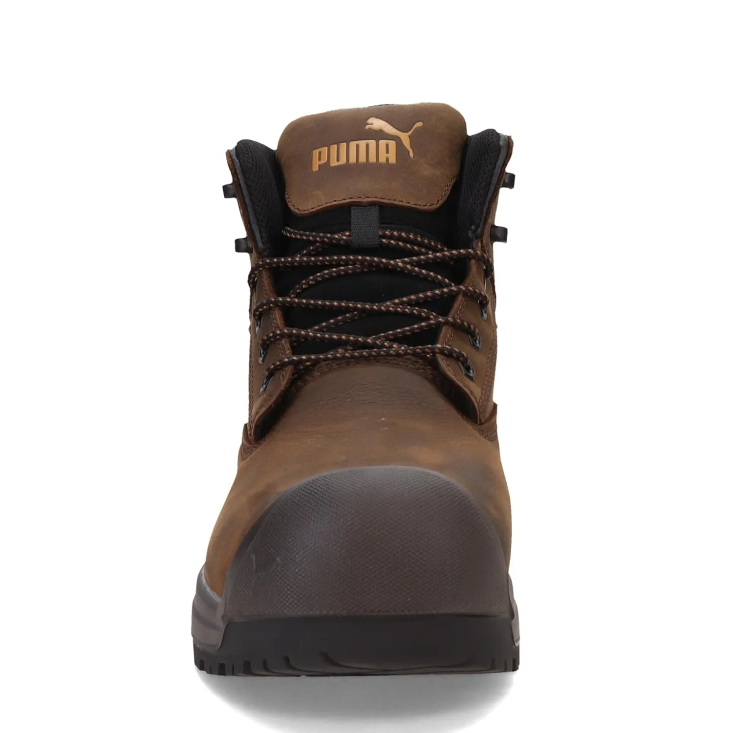 PUMA Men's Granite 6" Metatarsal Guard Composite Toe Industrial Boot, Brown, 12