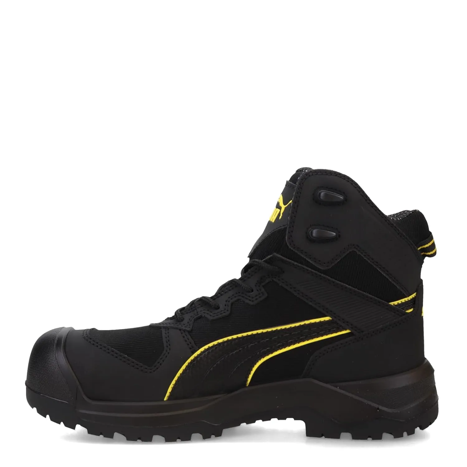 PUMA Men's Rock 6" Composite Toe Industrial Boot, Black, 12