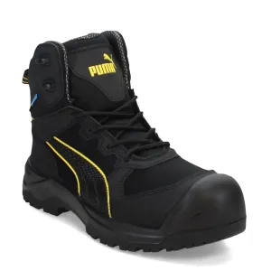 PUMA Men's Rock 6" Composite Toe Industrial Boot, Black, 8