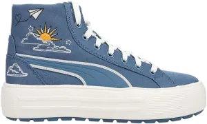 PUMA Womens Kaia 2.0 Novelty Graphic High Sneakers Shoes Casual - Blue - Size 8.5 M