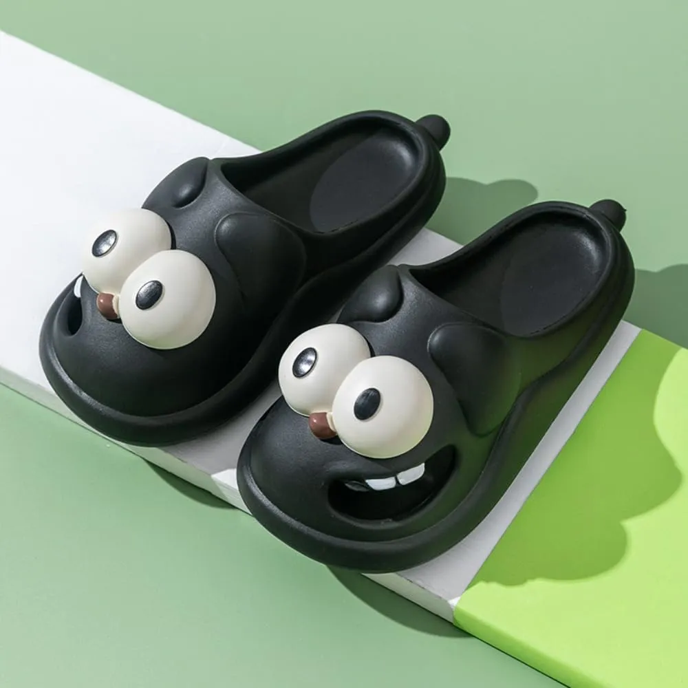 Puppy Slippers Bathroom Slippers Women's Summer Slippers Cave Shoes Simple Slippers Outside To Wear Indoor Home Home Non-slip