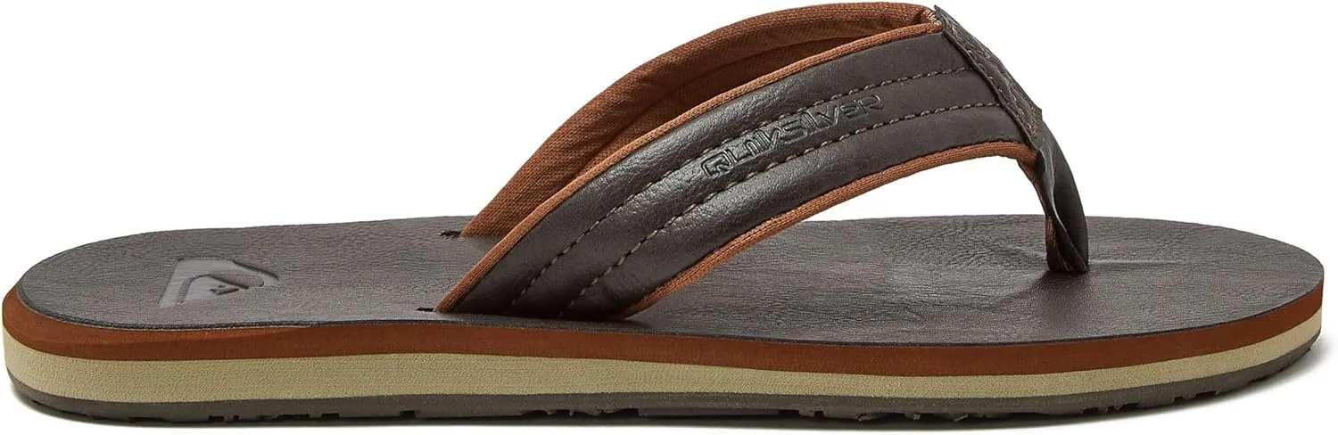 Quiksilver Youth Monkey Wrench Flip Flop Sandal (Little Kid/Big Kid)