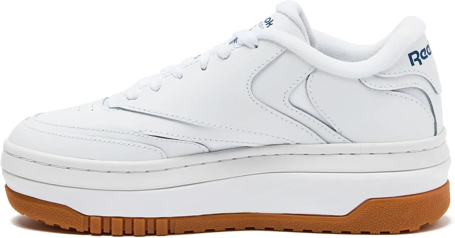 Reebok Womens Club C Extra Platform Sneakers