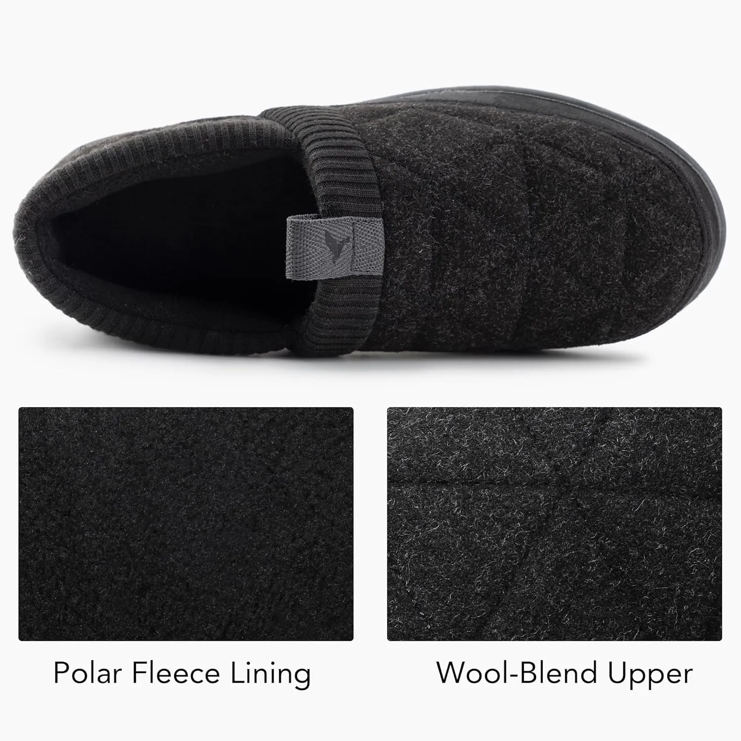 RockDove Women's Knit Cuff Closed Back Slipper