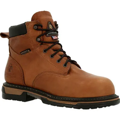ROCKY IRONCLAD STEEL TOE WATERPROOF WORK BOOTS