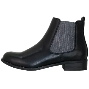 Sabine in schwarz - Damen Stiefelette