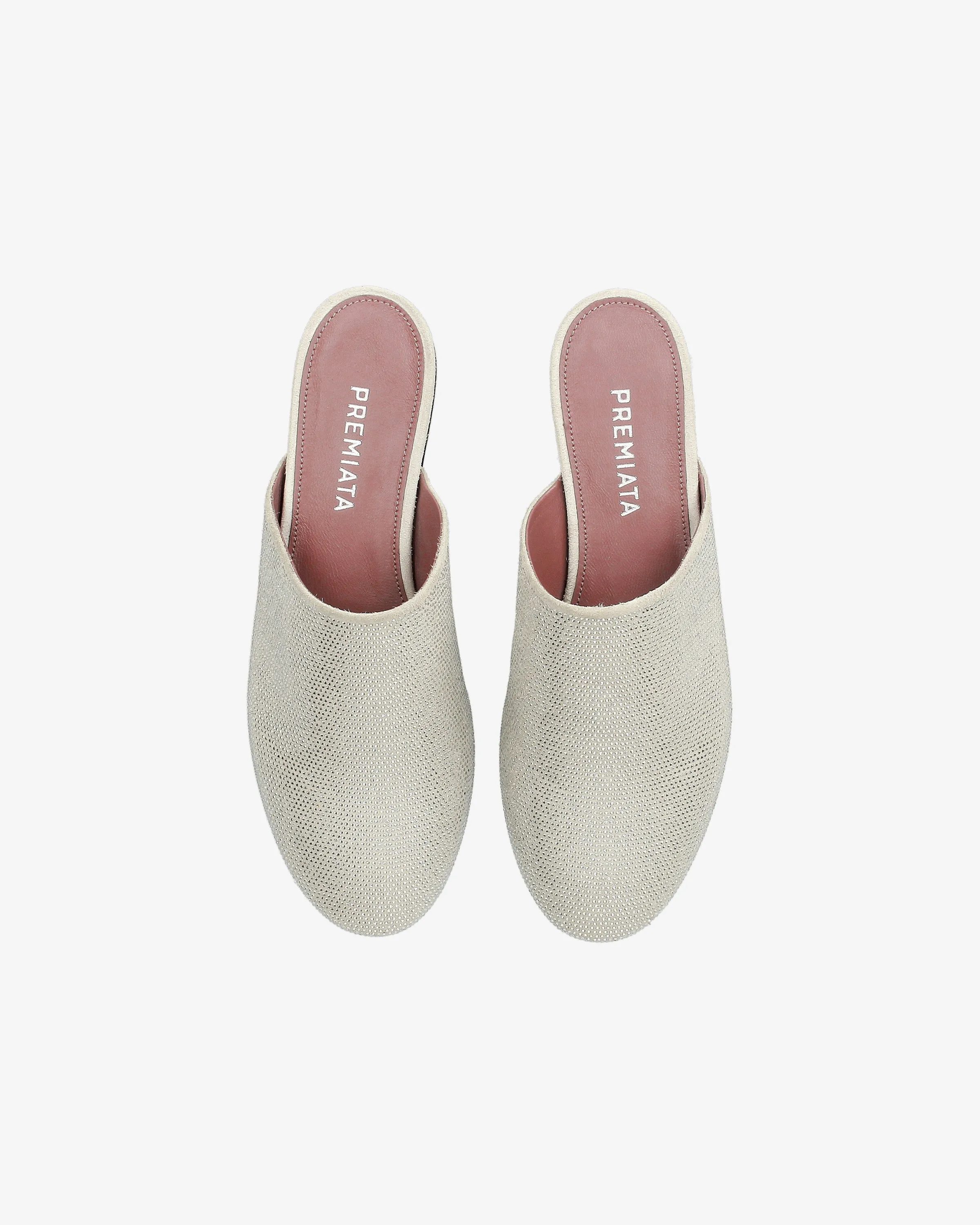 Sabot with Rhinestones and Internal Wedge