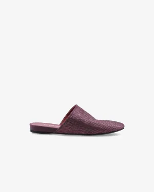 Sabot with Rhinestones and Internal Wedge
