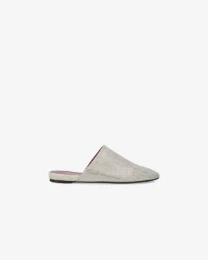 Sabot with Rhinestones and Internal Wedge