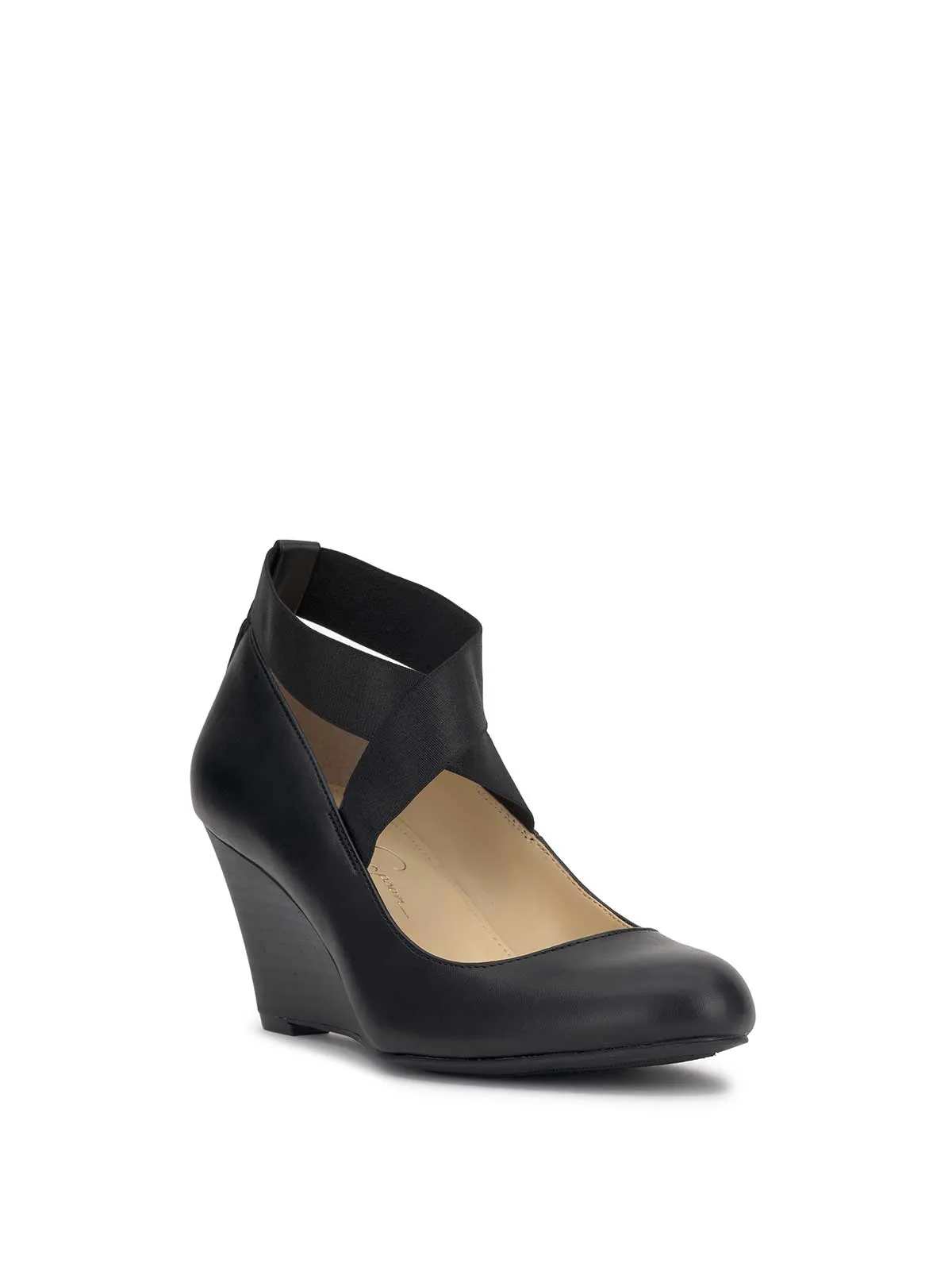 Saedra Wedge in Black