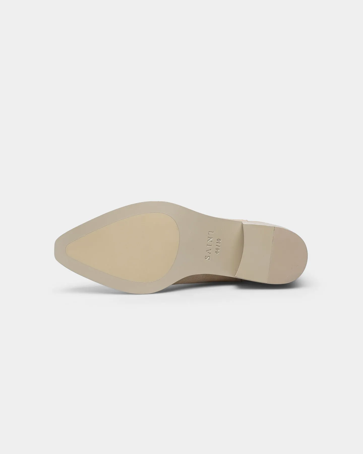 Saint Morta Nomad Pointy Toe Chelsea Boot Light Stone