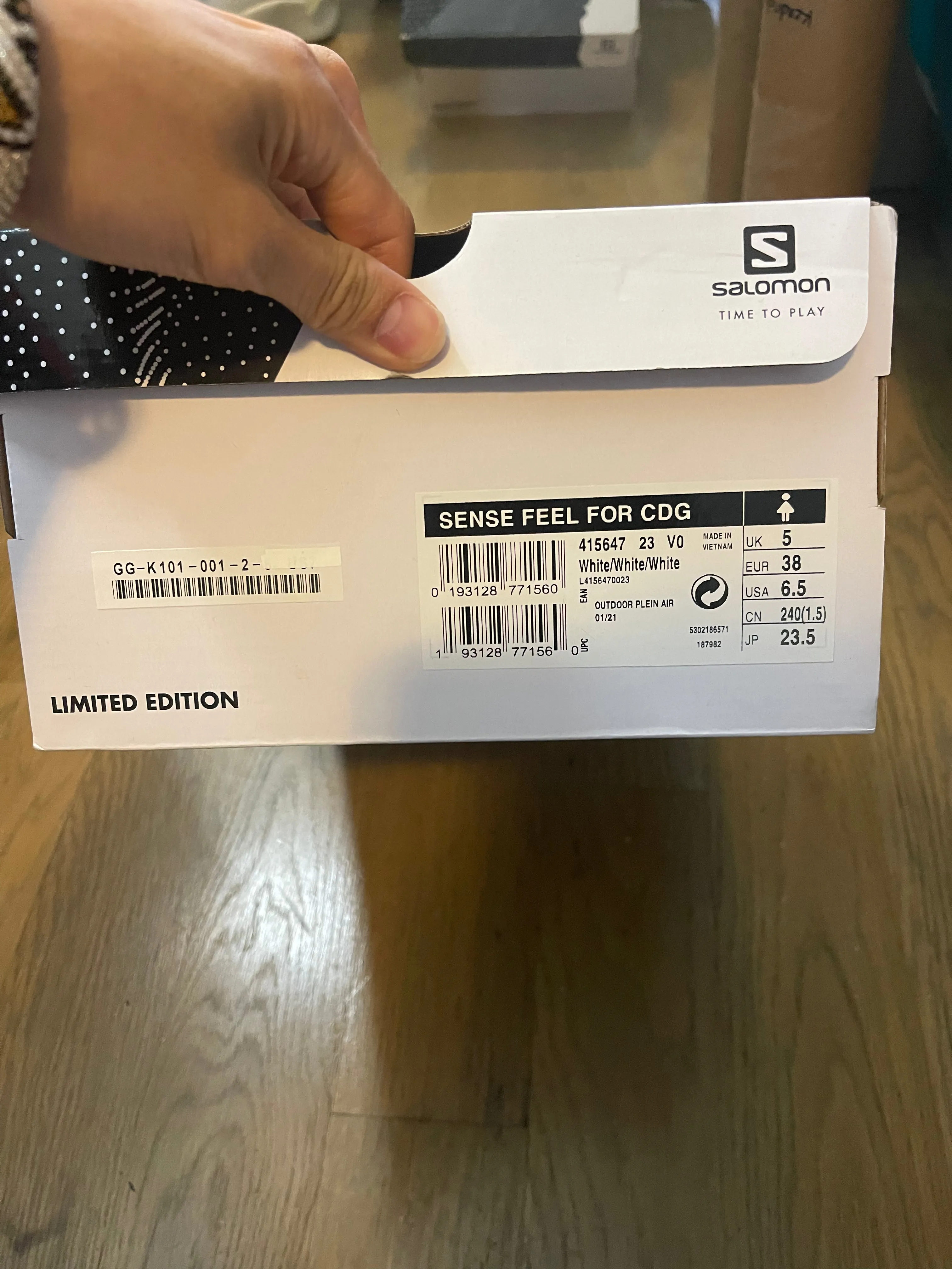 Salomon platform Comme des garçons sneaker