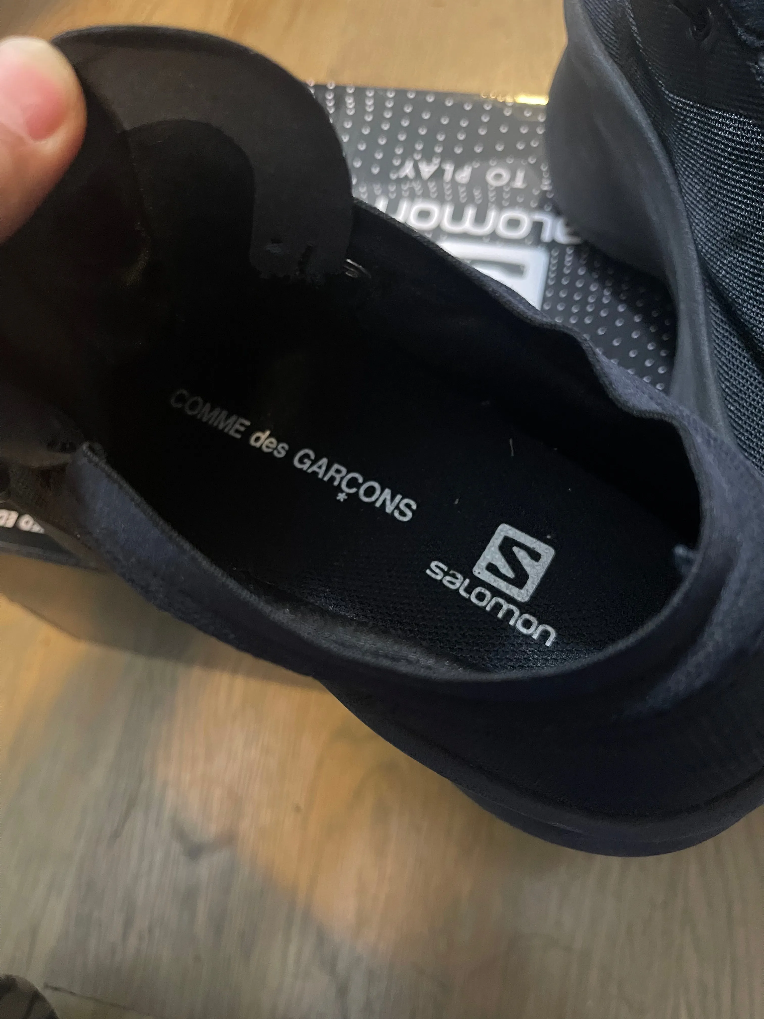 Salomon platform Comme des garçons sneaker