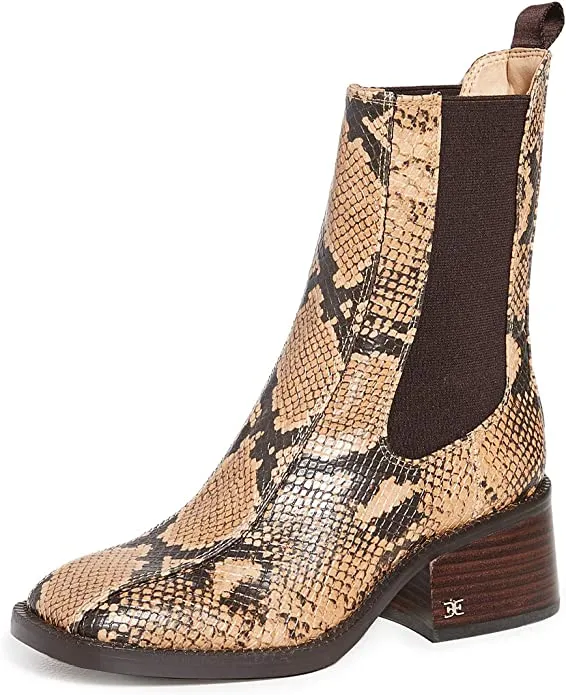 Sam Edelman Women's Dasha Boots, Dark Wheat Multi, 7 Medium US