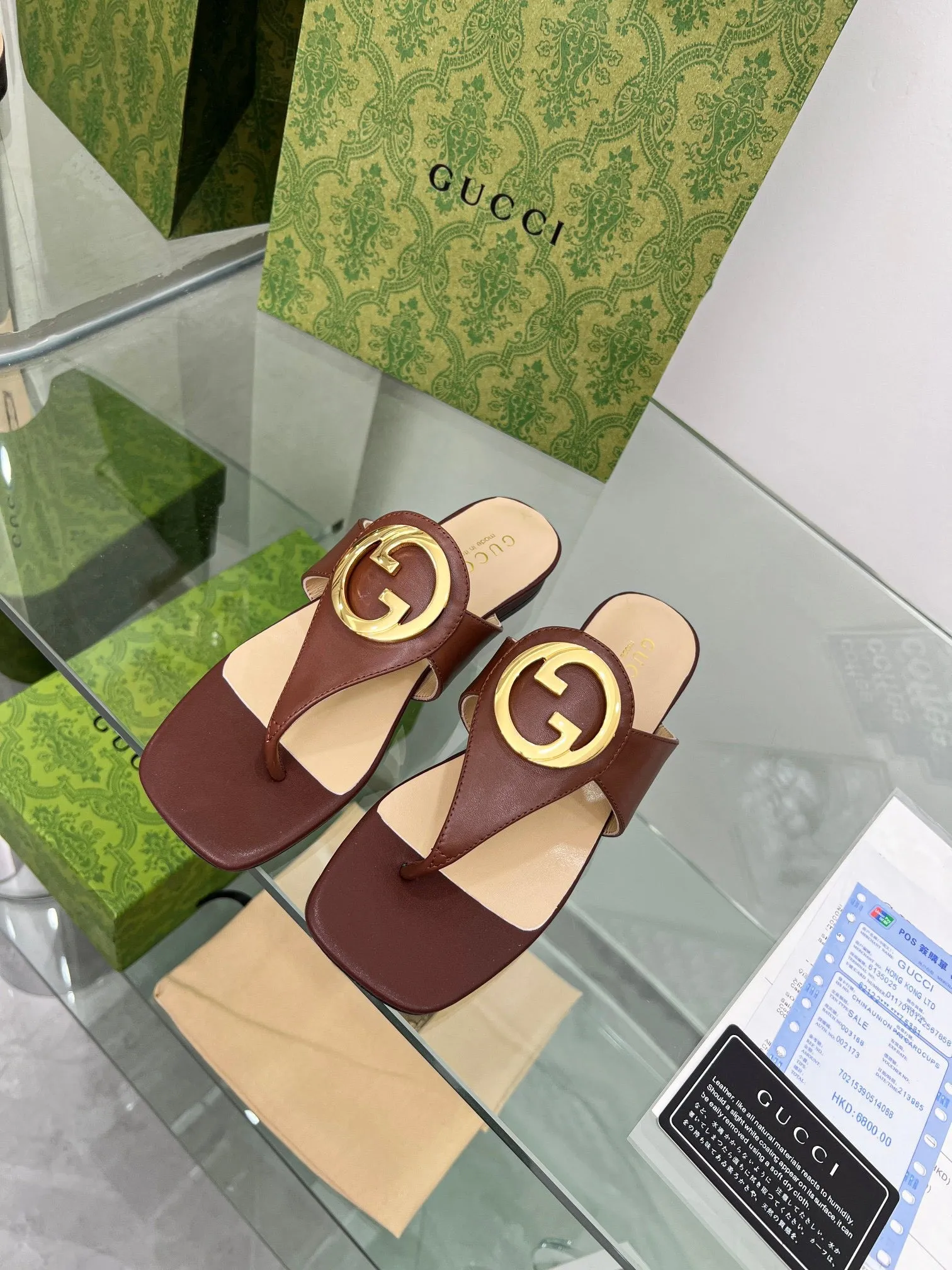 SE1033 Women's Gucci Blondie thong sandal / Size5-11