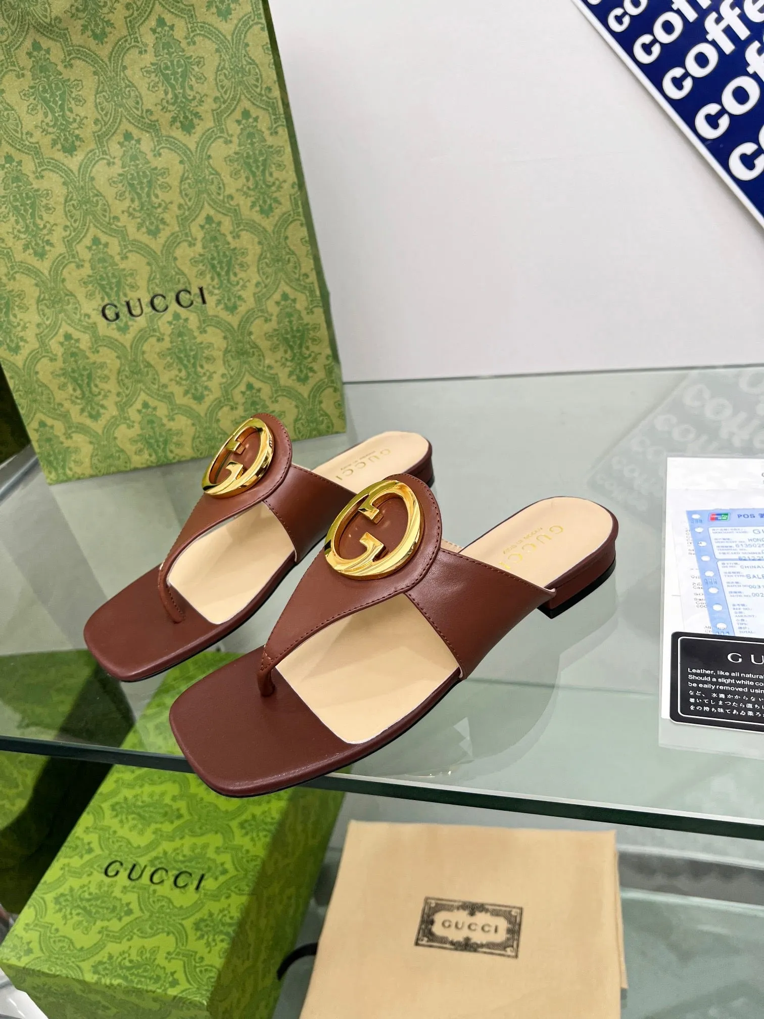 SE1033 Women's Gucci Blondie thong sandal / Size5-11