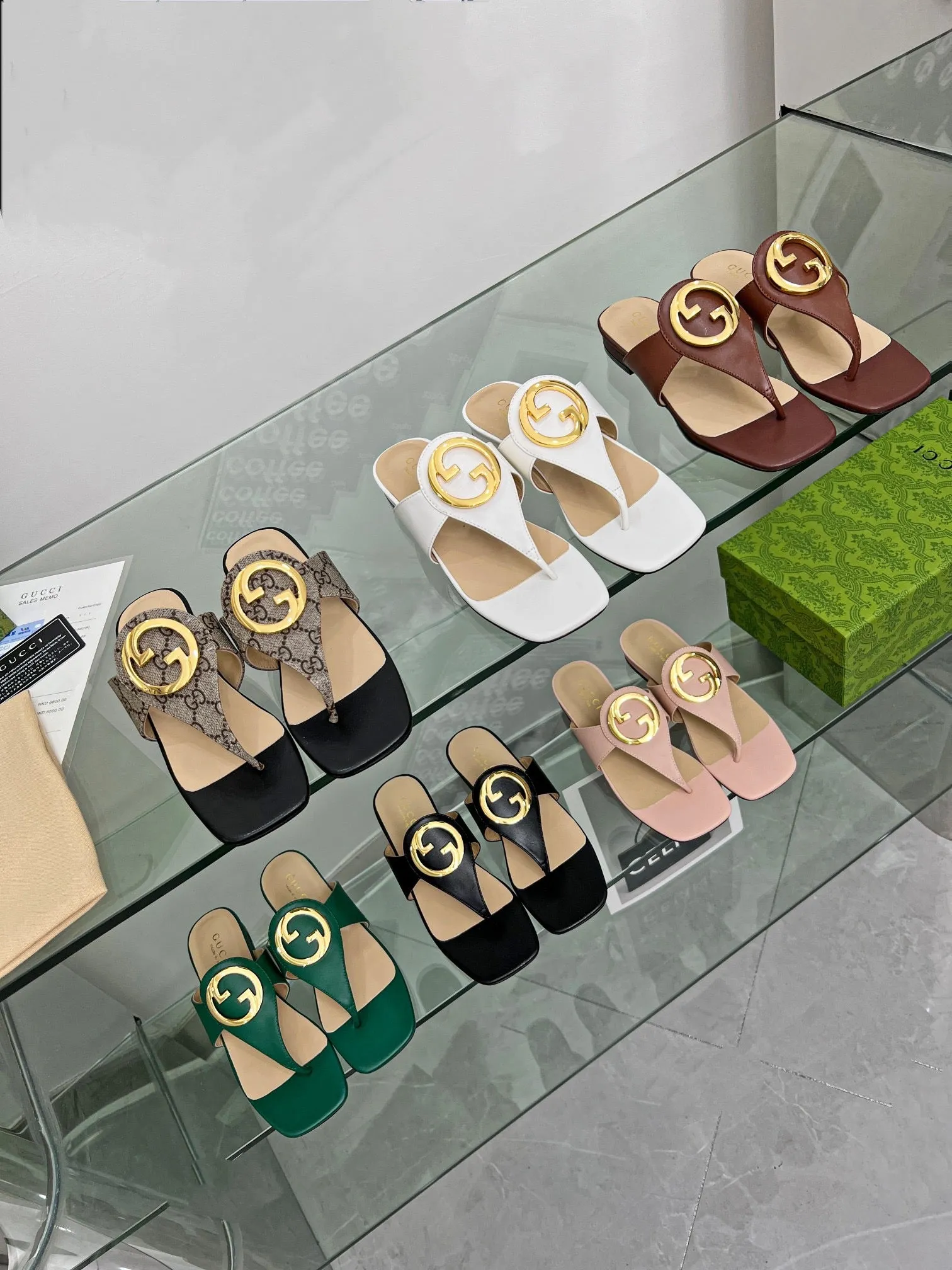 SE1033 Women's Gucci Blondie thong sandal / Size5-11
