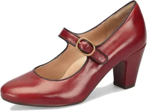 SHODENSE Women Retro Kitten Heel Mary Jane Pumps Shoes Round Closed Toe Ankle Strap Dress Sandals Chunky Block Mid Heel Two-tone Burnished Mary Janes Lolita Shoes Office Ladies Wedding Party 4-11 M US