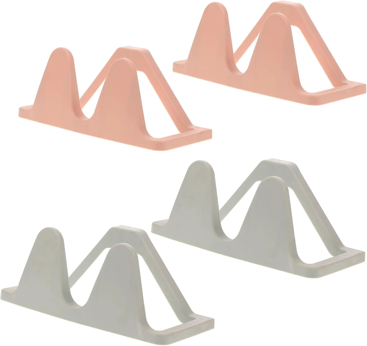 Shower Slippers Storage Rack Pack No-Screw Mounting for Home Organization