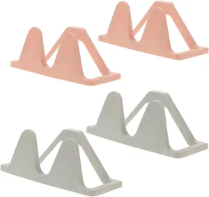 Shower Slippers Storage Rack Pack No-Screw Mounting for Home Organization