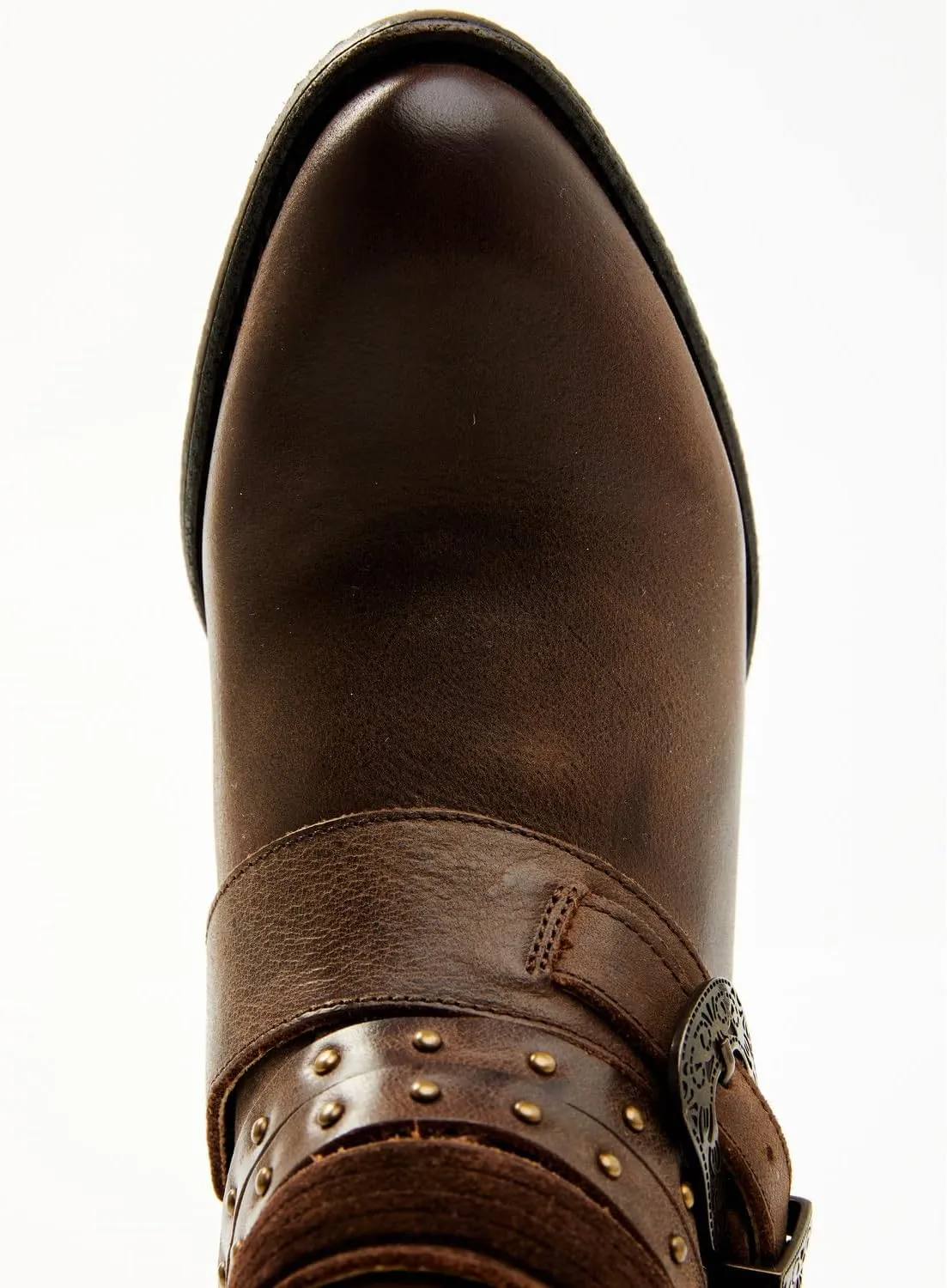 Shyanne Women's Sevilla Buckle Fringe Western Booties Round Toe - 19323