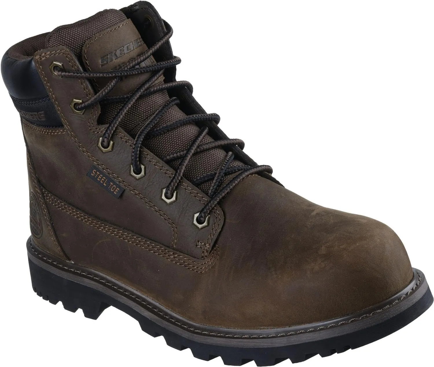 Skechers Men's Longrider 6 Inch Steel Toe Industrial Boot