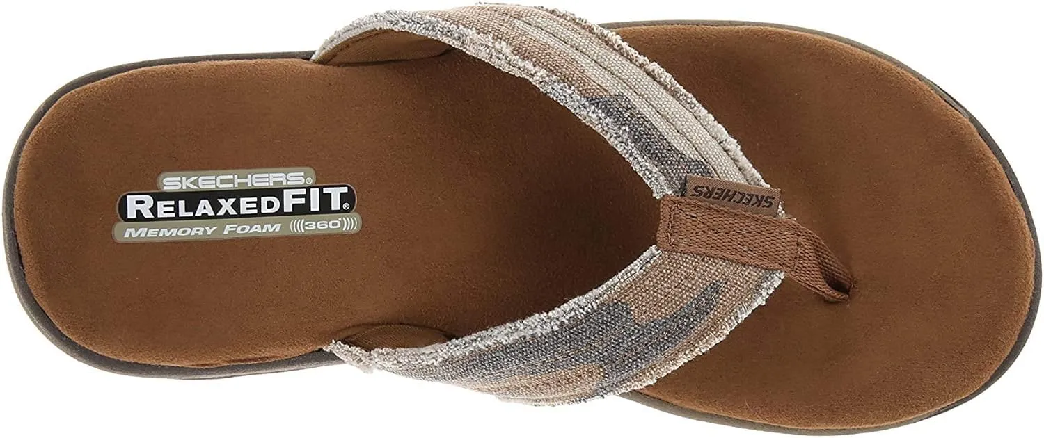 Skechers Men's Relaxed Fit Supreme Bosnia Sandal