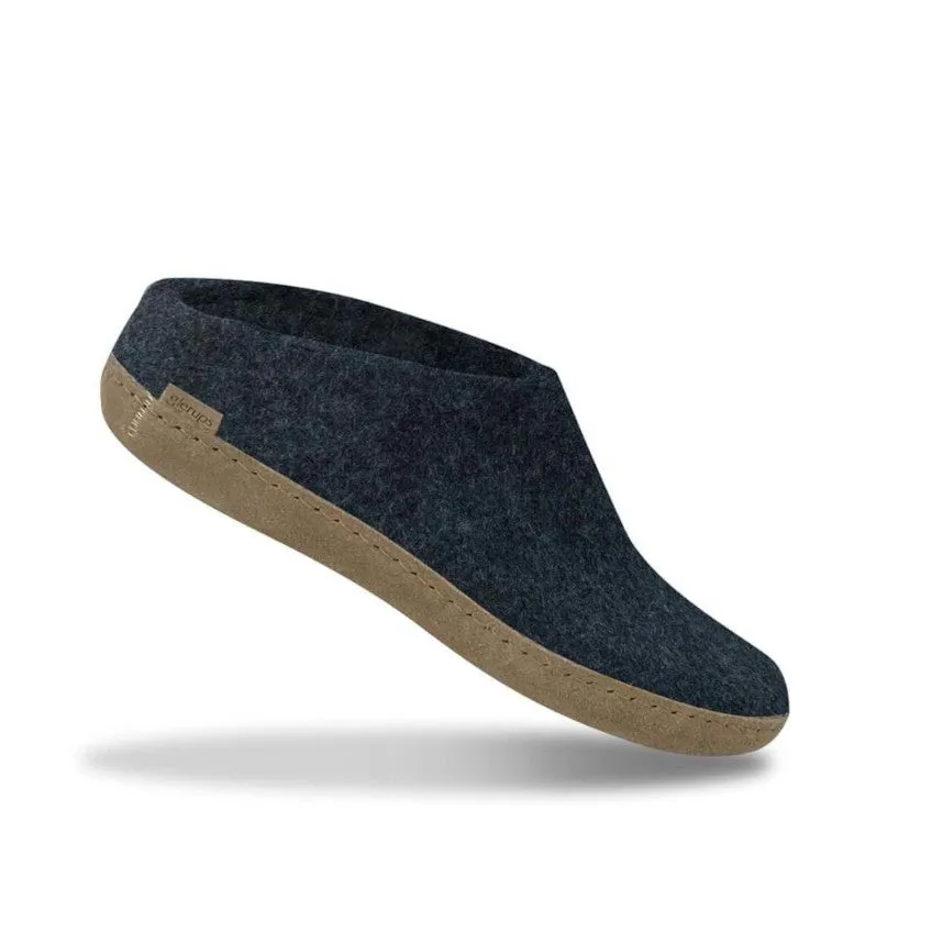 SLIP ON LEATHER SOLE DENIM