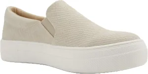 Soda TOPSHOE ave- Hike Platform Slip- On Sneaker w/Cushion Foam (L-Stone Cobra, Numeric_10)