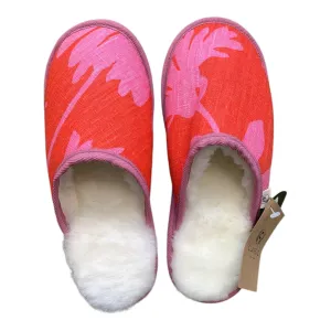 Spade Floral Medium White Slippers