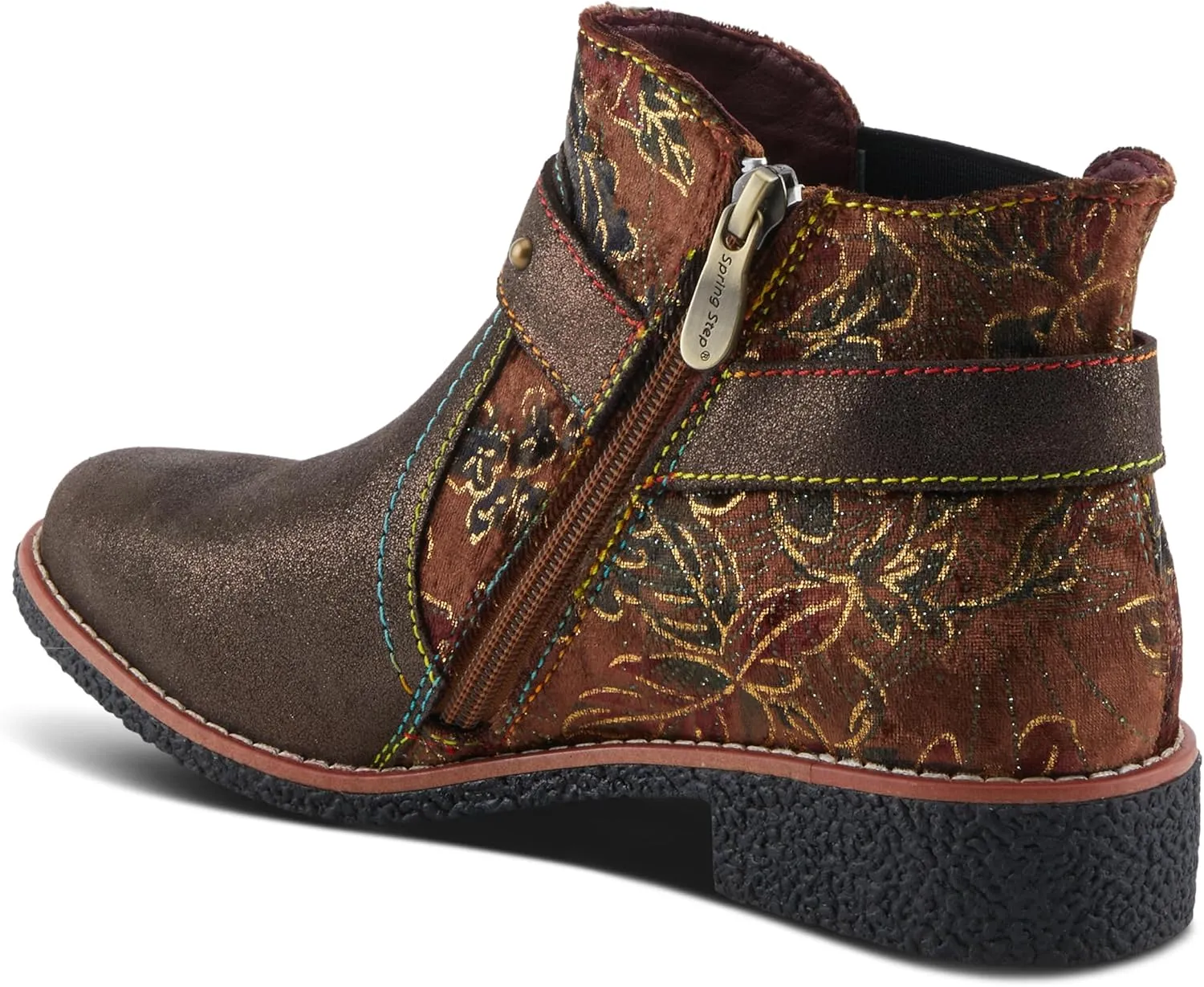 Spring Step L'Artiste Airies Women's Chelsea Boot - Edgy Studs, Ornate Embellishments, Show-Stopping Style