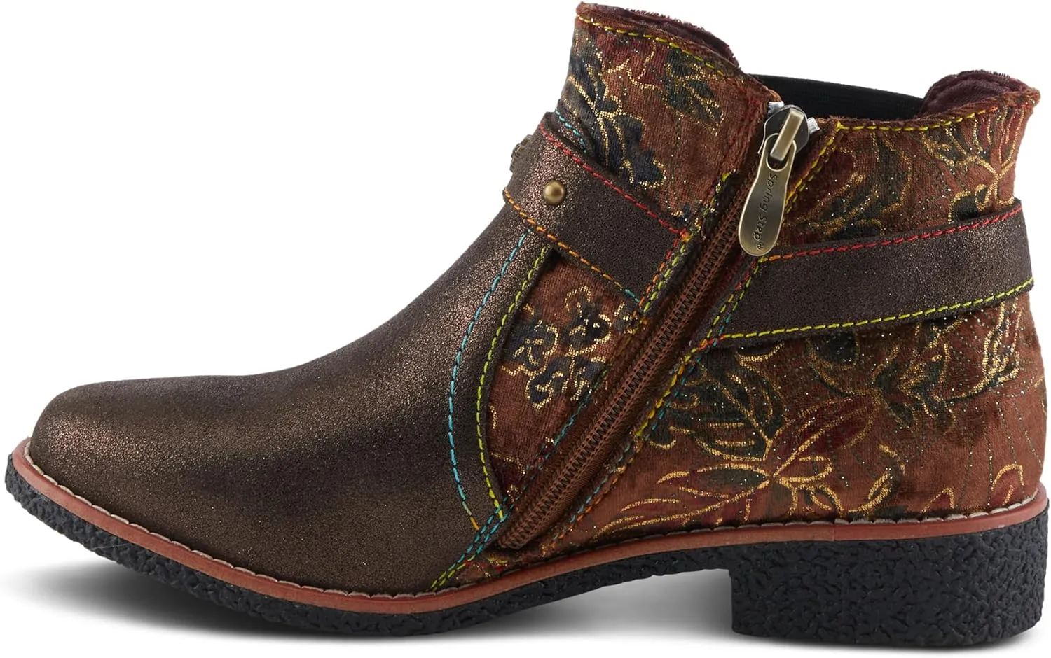 Spring Step L'Artiste Airies Women's Chelsea Boot - Edgy Studs, Ornate Embellishments, Show-Stopping Style