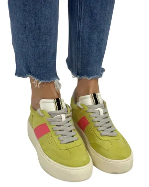 STACEY in Lime Suede